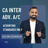 CA Inter Adv. Acc. | Acounting Standared Regular Batch by CA Jai Chawla | For Jan 26 Exams